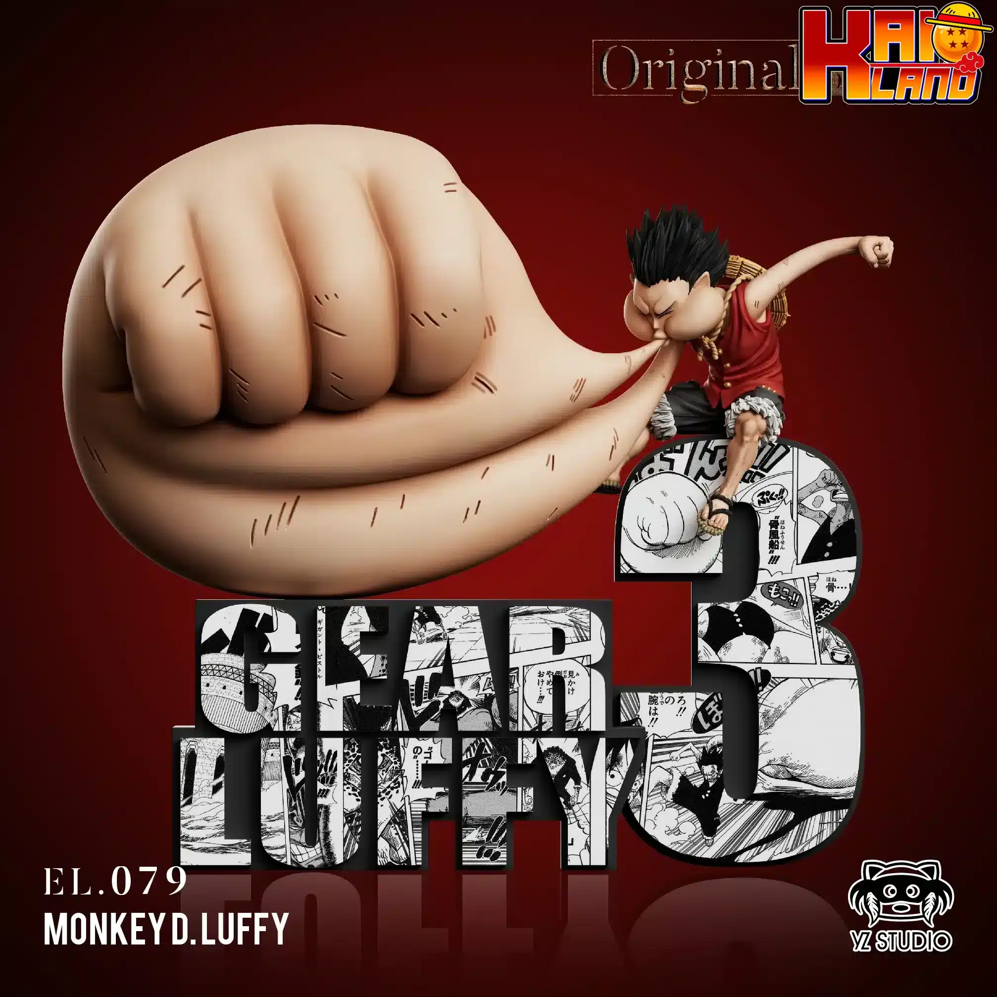 One Piece YZ Studio Gear Third Luffy Resin Statue