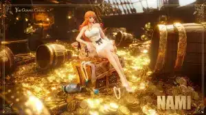 One Piece Yue Guang Cheng Studio Film Gold Nami Resin Statue
