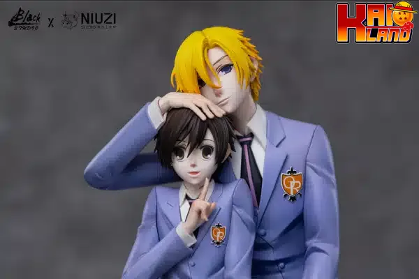 Ouran Host Club Black x Niuzi Studio Tamaki Suou x Haruhi Fujioka Resin Statue 3