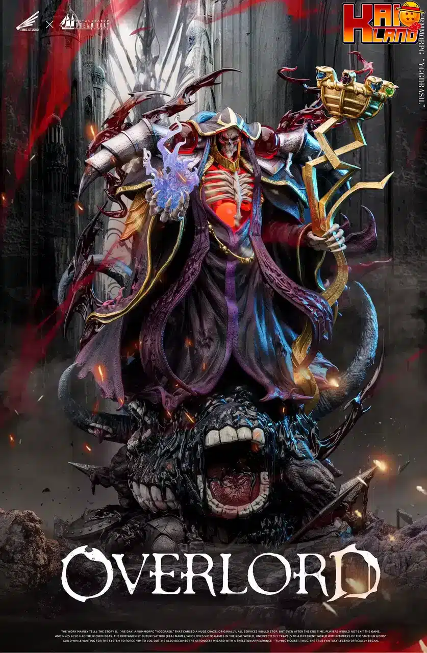 Overlord Dream Boat Studio x Time Studio Ainz Ooal Gown Resin Statue
