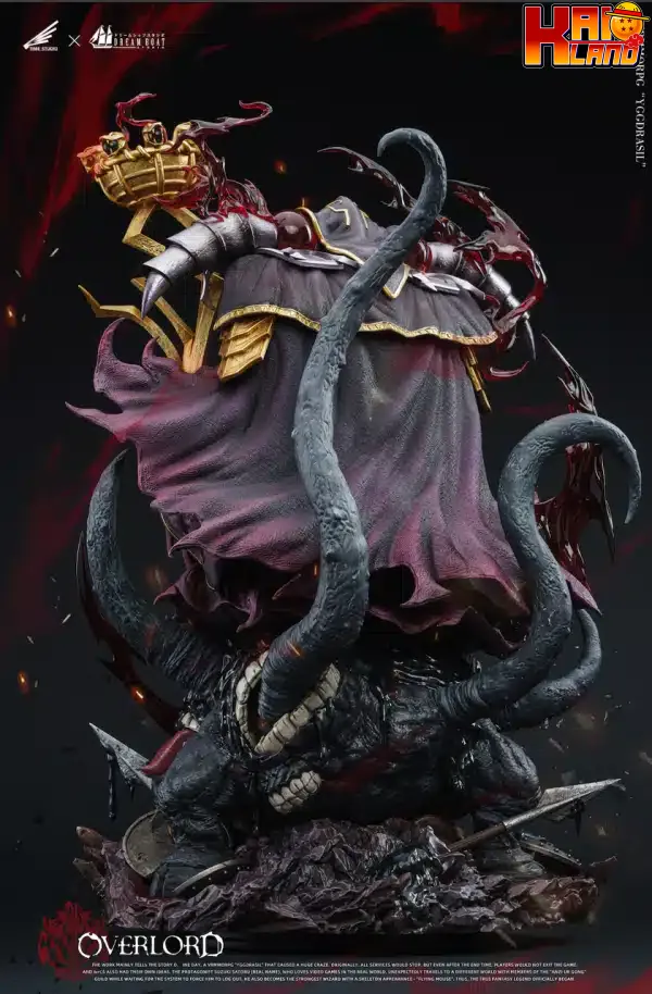 Overlord Dream Boat Studio x Time Studio Ainz Ooal Gown Resin Statue 3