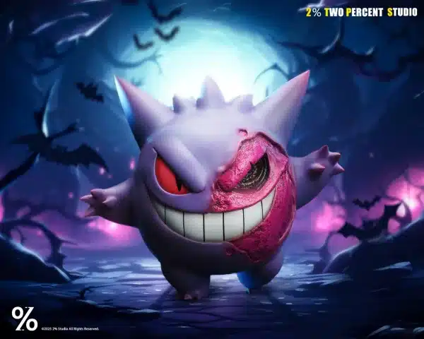 Pokemon 2 Studio Gengar Resin Statue 1