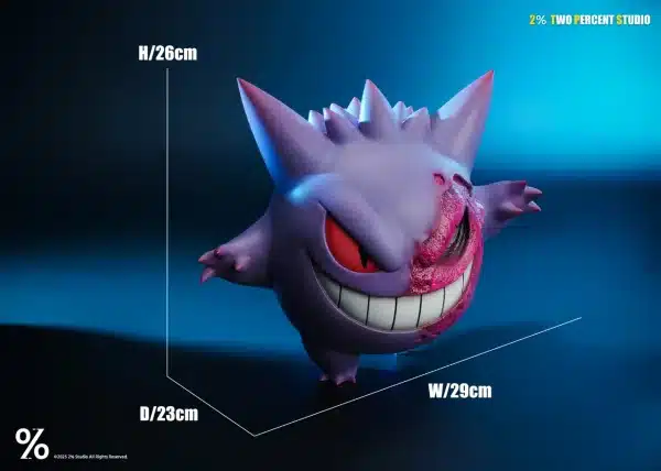 Pokemon 2 Studio Gengar Resin Statue 4