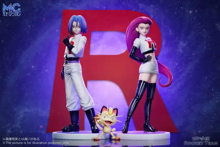 Pokemon MG Studio Team Rocket Resin Statue