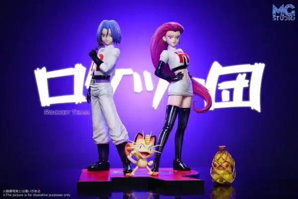 Pokemon MG Studio Team Rocket Resin Statue 2