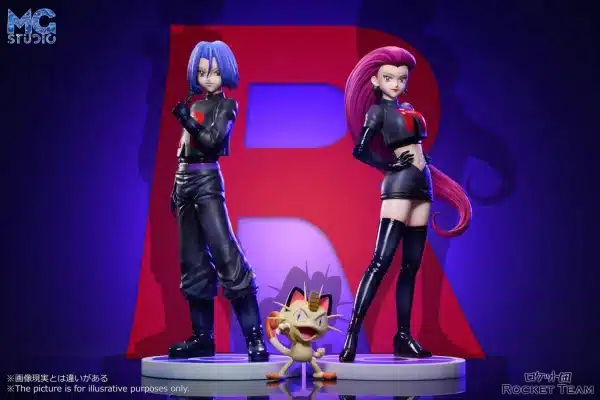 Pokemon MG Studio Team Rocket Resin Statue 3