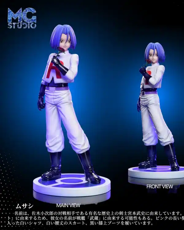 Pokemon MG Studio Team Rocket Resin Statue 4