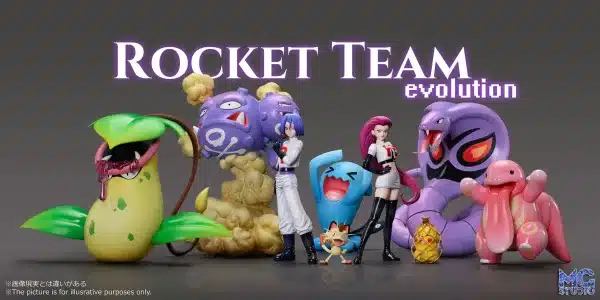 Pokemon MG Studio Team Rocket Resin Statue 5