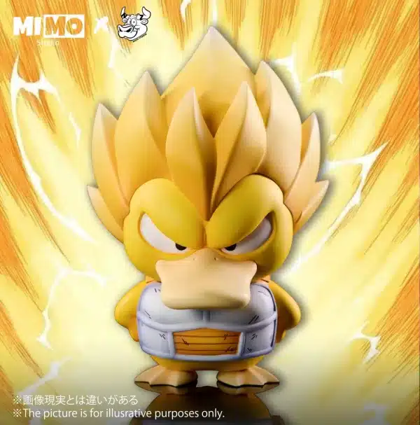 Pokemon Mimo Studio x NIUZI Studio Vegeta Psyduck Resin Statue 1