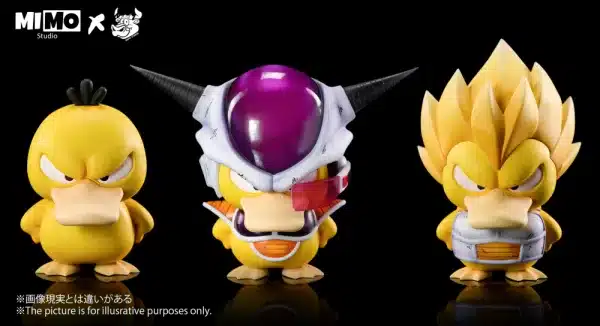 Pokemon Mimo Studio x NIUZI Studio Vegeta Psyduck Resin Statue 3