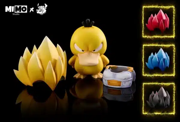 Pokemon Mimo Studio x NIUZI Studio Vegeta Psyduck Resin Statue 4
