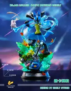 Pokemon Sicily Studio Lucario Resin Statue