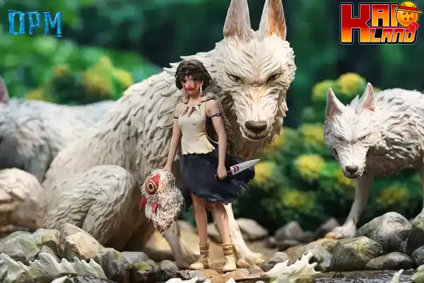 Princess Mononoke OPM Studio Princess Mononoke Resin Statue 3