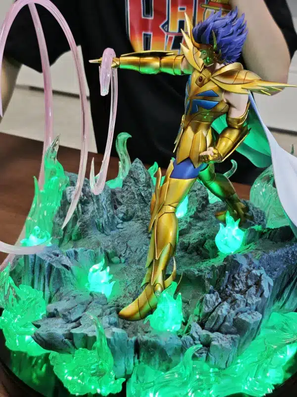 Saint Seiya Zodiakos Studio Gold Saint Deathmask Licensed Resin Statue 0000000 min