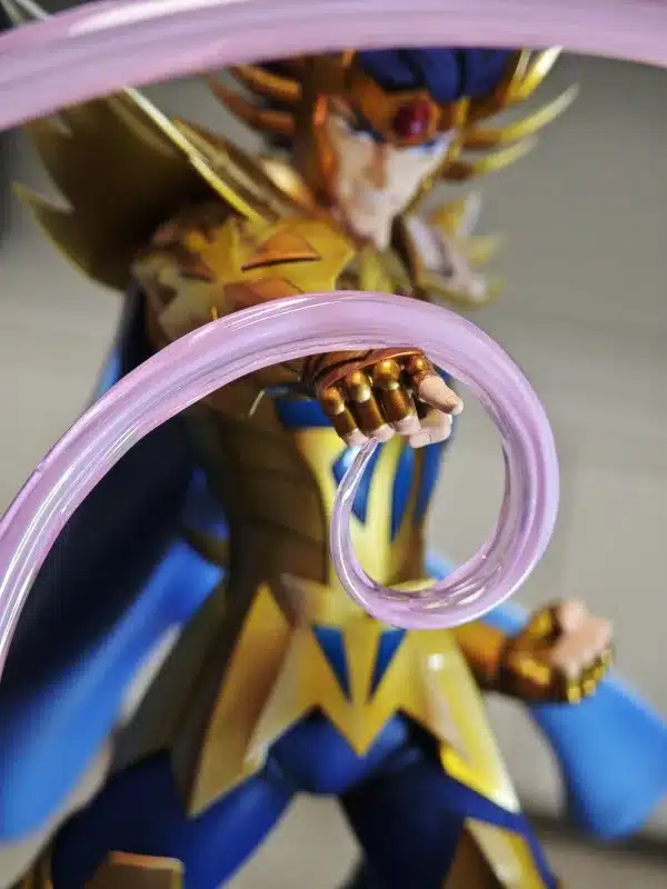 Saint Seiya Zodiakos Studio Gold Saint Deathmask Licensed Resin Statue 2 min
