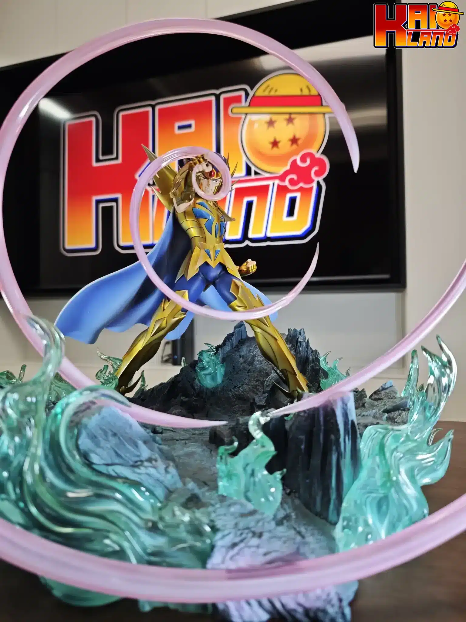 Saint Seiya Zodiakos Studio Gold Saint Deathmask Licensed Resin Statue
