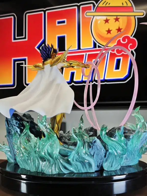 Saint Seiya Zodiakos Studio Gold Saint Deathmask Licensed Resin Statue 8 min