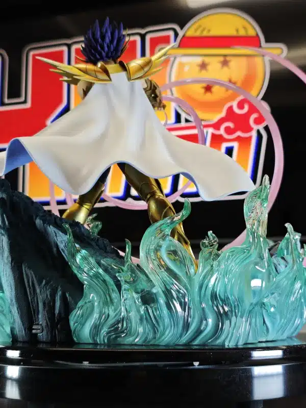 Saint Seiya Zodiakos Studio Gold Saint Deathmask Licensed Resin Statue 9 min