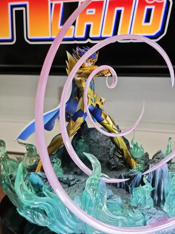 Saint Seiya Zodiakos Studio Gold Saint Deathmask Licensed Resin Statue 9999 min