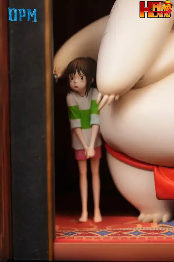 Spirited Away OPM Studio Chihiro and Radish Spirit Resin Statue 3