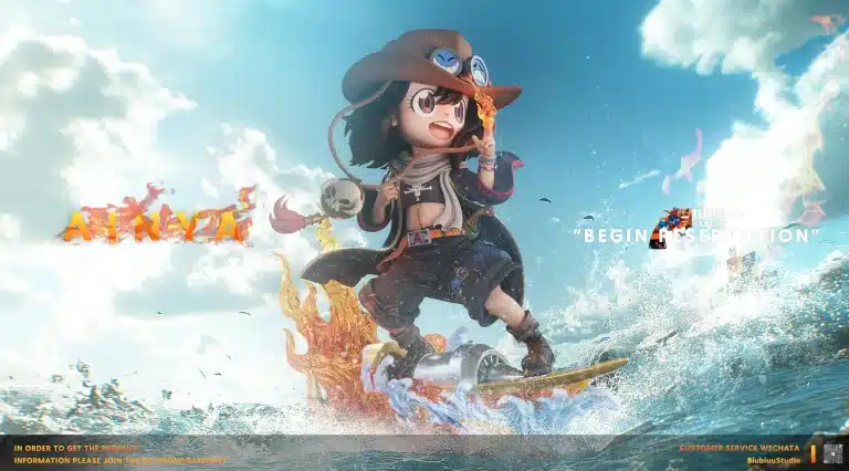 Spy x Family Biubiu Studio Anya Series Cos Ace Resin Statue