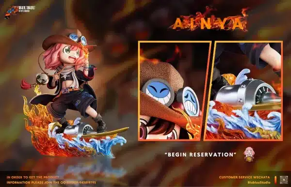 Spy x Family Biubiu Studio Anya Series Cos Ace Resin Statue 3