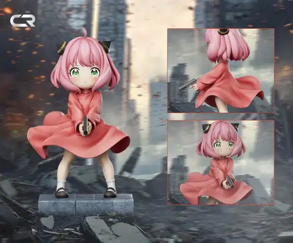 Spy x Family CR Studio Gun Raising Anya Resin Statue 3