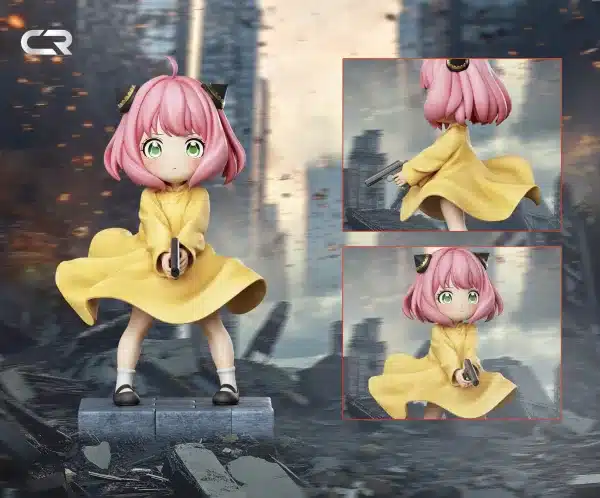 Spy x Family CR Studio Gun Raising Anya Resin Statue 4