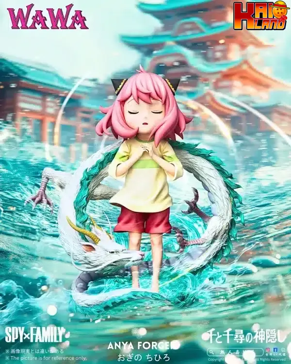 Spy x Family WAWA Studio Anya Forger x Spirited Away Resin Statue 1