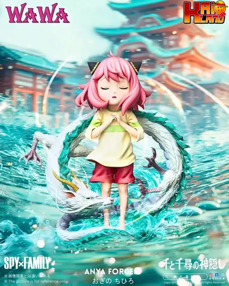 Spy x Family WAWA Studio Anya Forger x Spirited Away Resin Statue