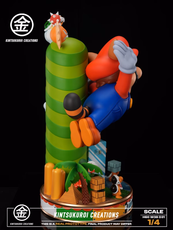Super Mario Bros Kintsukuroi Creations Super Mario Bros 3 Dirorama Resin Statue 6 1