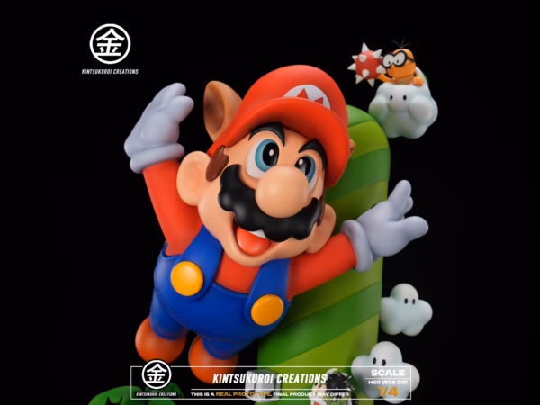 Super Mario Bros Kintsukuroi Creations Super Mario Bros 3 Dirorama Resin Statue 9 1