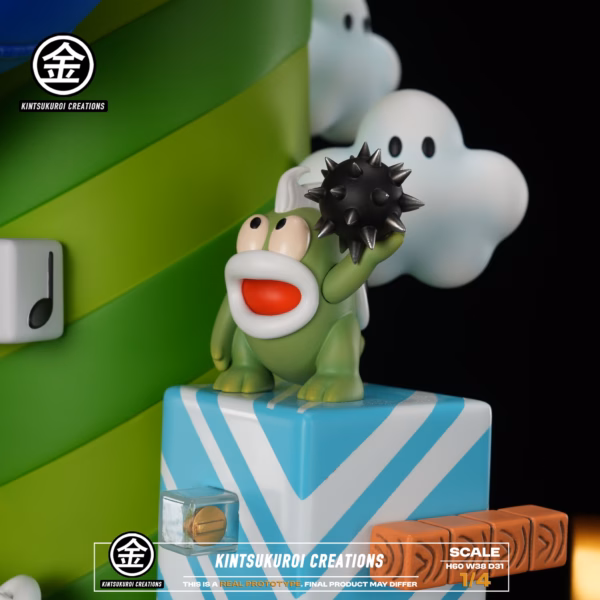 Super Mario Bros Kintsukuroi Creations Super Mario Bros 3 Dirorama Resin Statue 9999 1
