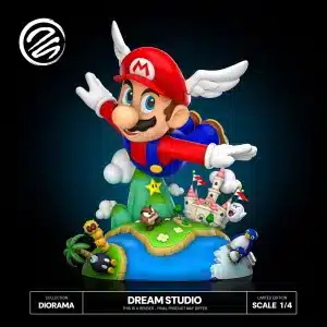 Super Mario Bros Dream Studio Super Mario 64 Diorama Resin Statue