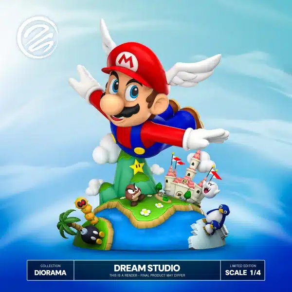 Super Mario Dream Studio Mario Diorama Resin Statue 999