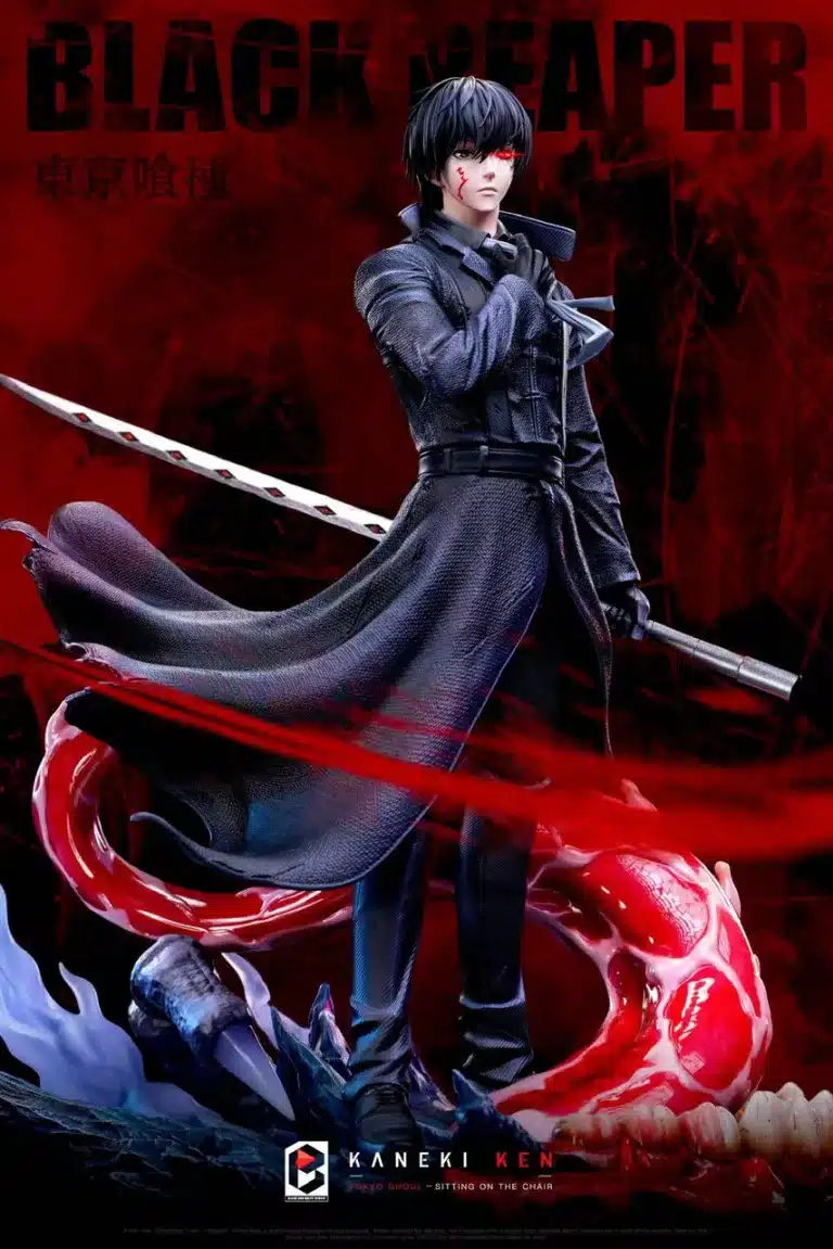 Tokyo Ghoul y Tokyo BW Studio Black Reaper Ken Kaneki Resin Statue