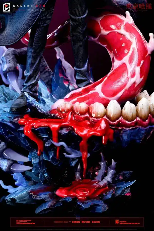 Tokyo Ghoul y Tokyo BW Studio Black Reaper Ken Kaneki Resin Statue 2