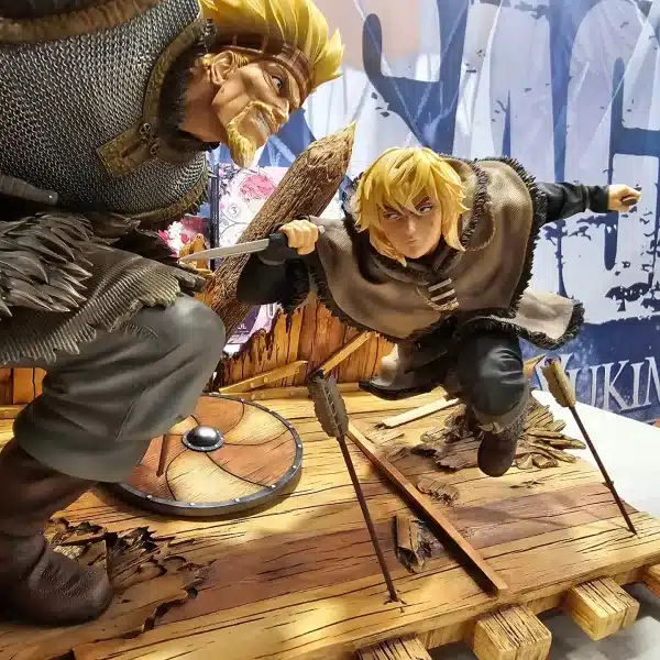 Vinland Saga Shinka Studio Thorkell vs Thorfinn Licensed Resin Statue 4