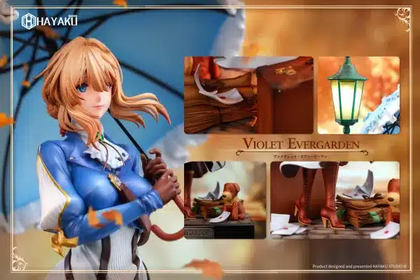Violet Evergarden Hayaku Studio Violet Resin Statue 7