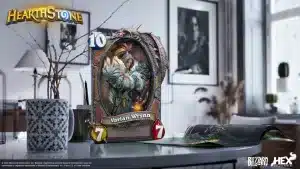 World of Warcraft HEX collection x Blizzard Hearthstone Varian Wrynn Art Statue Licensed Resin Statue