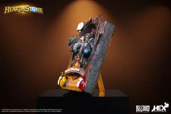 World of Warcraft HEX collection x Blizzard Hearthstone Varian Wrynn Art Statue Licensed Resin Statue 7