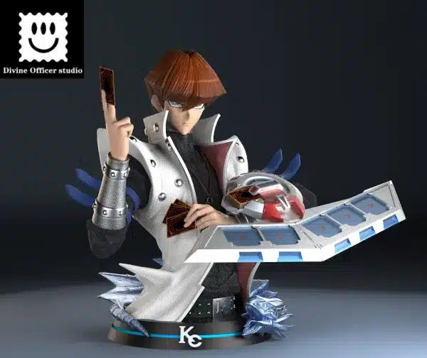 YuGiOh Divine Officer Studio Bust Seto Kaiba Resin Statue 2