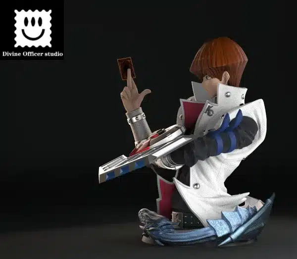 YuGiOh Divine Officer Studio Bust Seto Kaiba Resin Statue 3