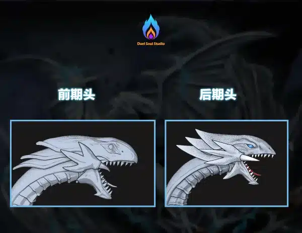 YuGiOh Duel Soul Studio The Summoning of Blue Eyes Spirit Dragon Resin Statue 6
