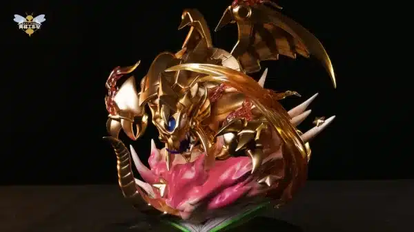 YuGiOh WASP Studio Egyptian God Slifer the Sky Dragon x The Winged Dragon of Ra x Obelisk the Tormentor Resin Statue 3