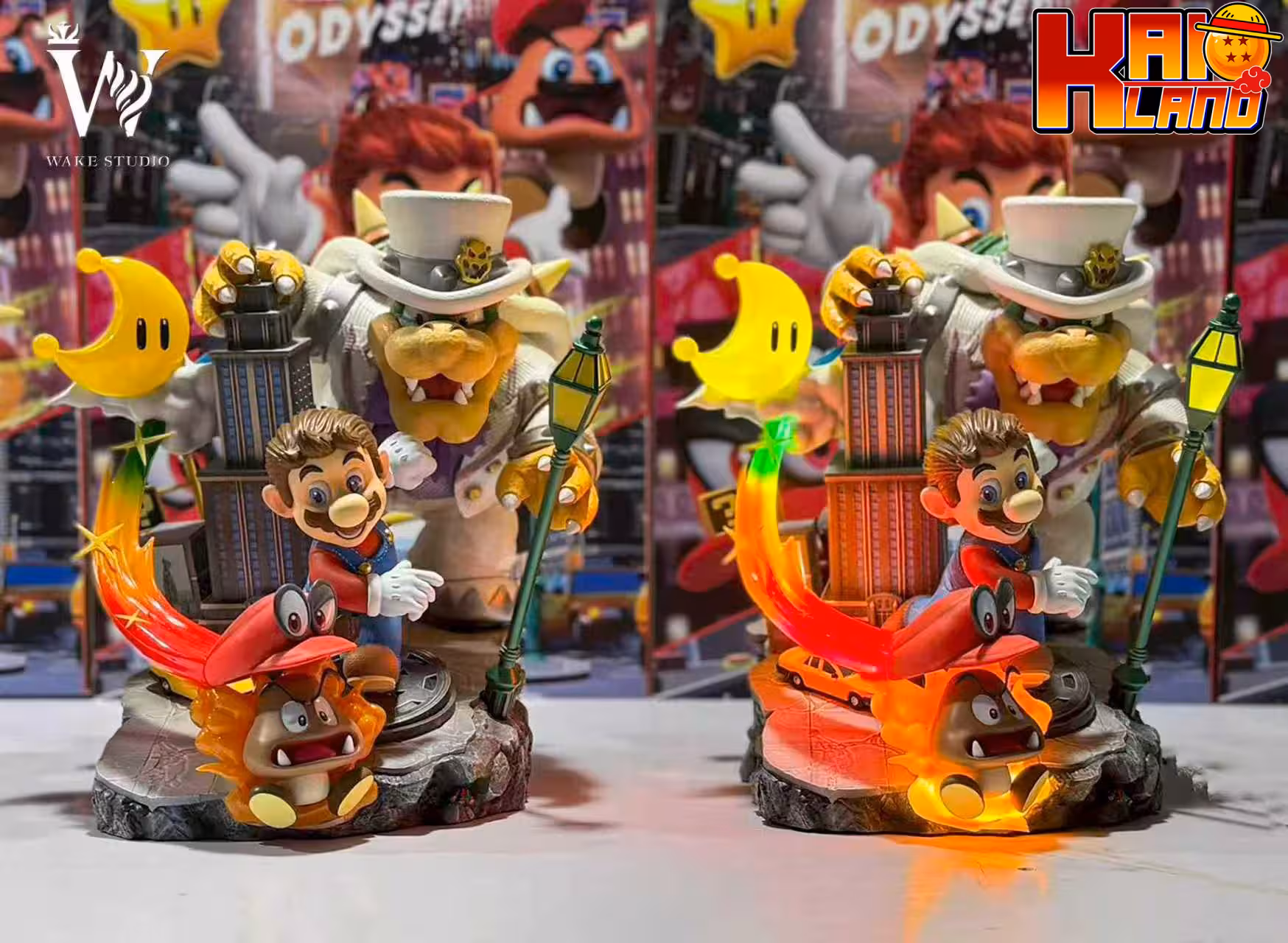 Mario Wake Studio Mario Odyssey Resin Statue