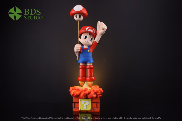 Astroboy BDS Studio Astro Boy Cos Mario Resin Statue