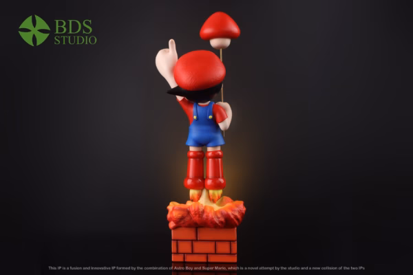 Astroboy BDS Studio Astro Boy Cos Mario Resin Statue 3