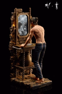 Attack On Titan Coordinate Studio x Damocles Studio Famous Scene Series Mirror Eren Resin Statue