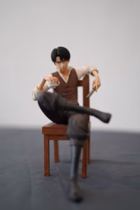 Attack on Titan Titan Studio Levi Sitting Resin Statue